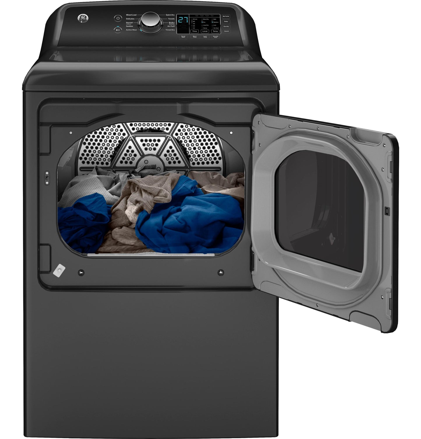 Ge Appliances GTD58GBPVDG Ge® 7.4 Cu. Ft. Capacity Gas Dryer With Up To 120 Ft. Venting And Sensor Dry