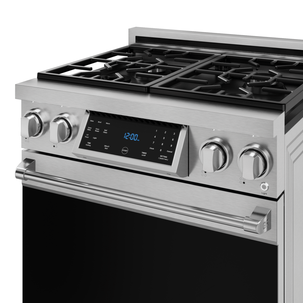 Thor Kitchen RSG30LP 30 Inch Professional Lp Range With Tilt Panel Touch Control In Stainless Steel Gordon Ramsay Series - Rsg30Lp