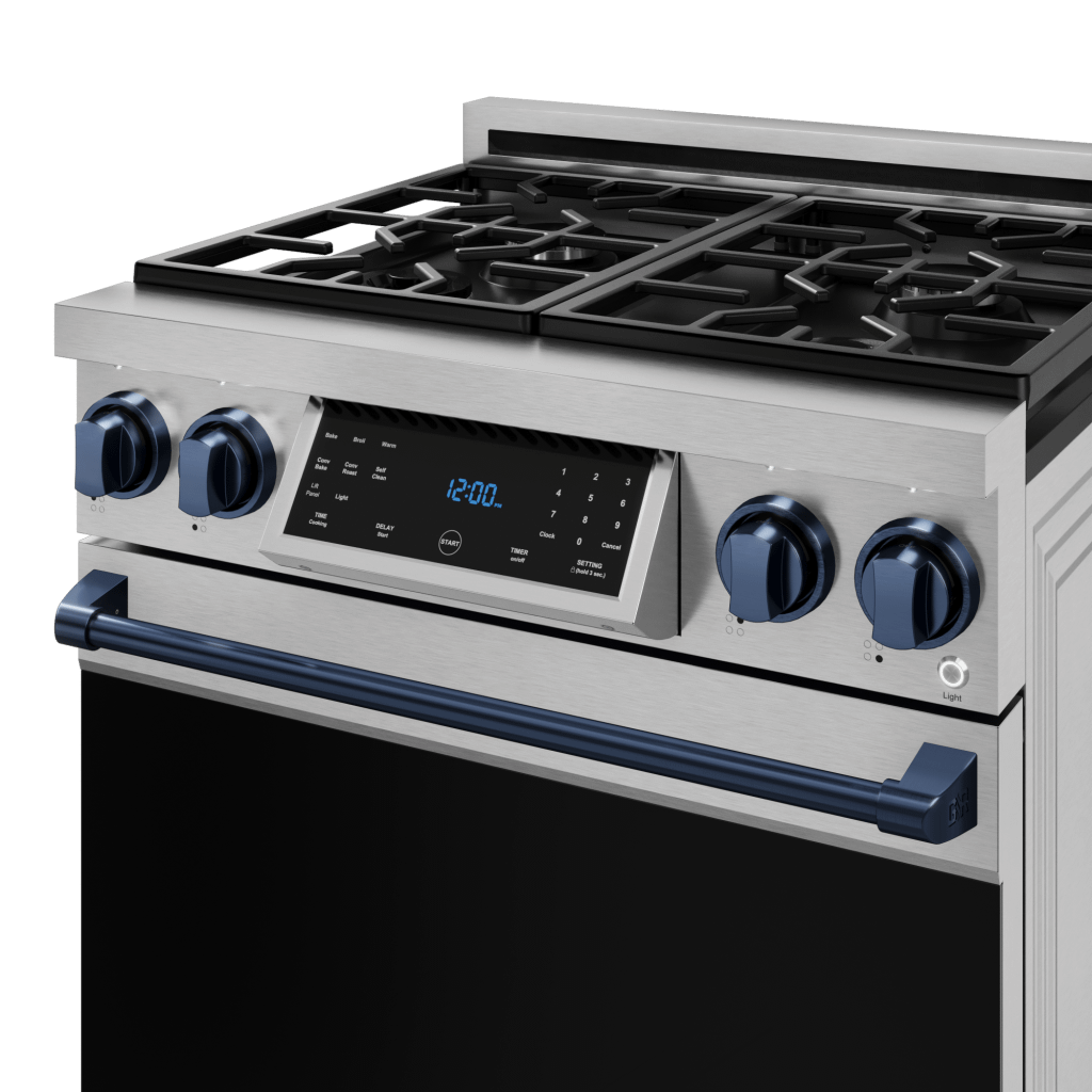 Thor Kitchen RSG30LPBLU 30 Inch Professional Lp Range With Tilt Panel Touch Control In Stainless Steel/Blue Gordon Ramsay Series - Rsg30Lp-Blu
