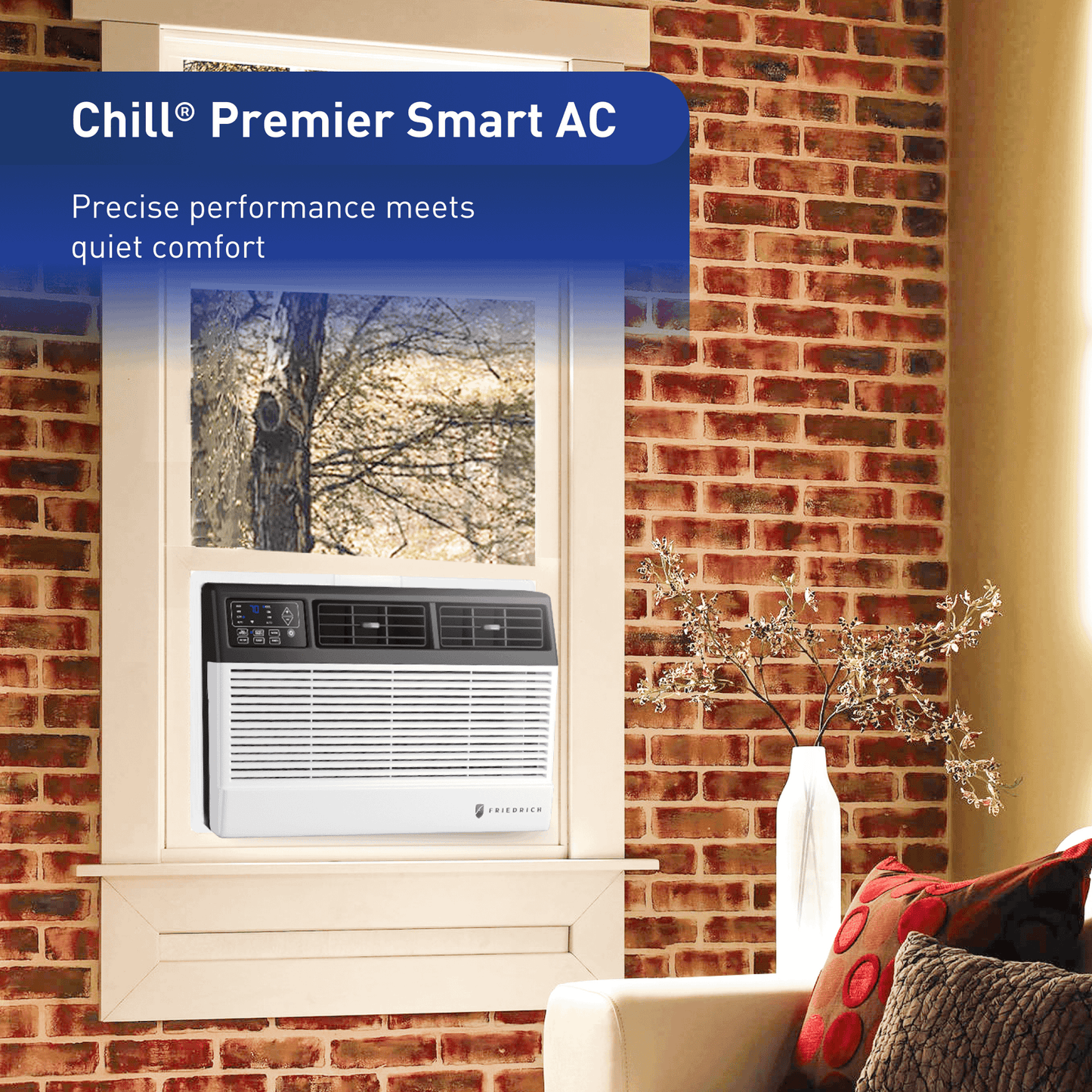 Friedrich CCF05B10C Friedrich Chill Premier 5,000 Btu 115V Smart Window Air Conditioner - Cool Only