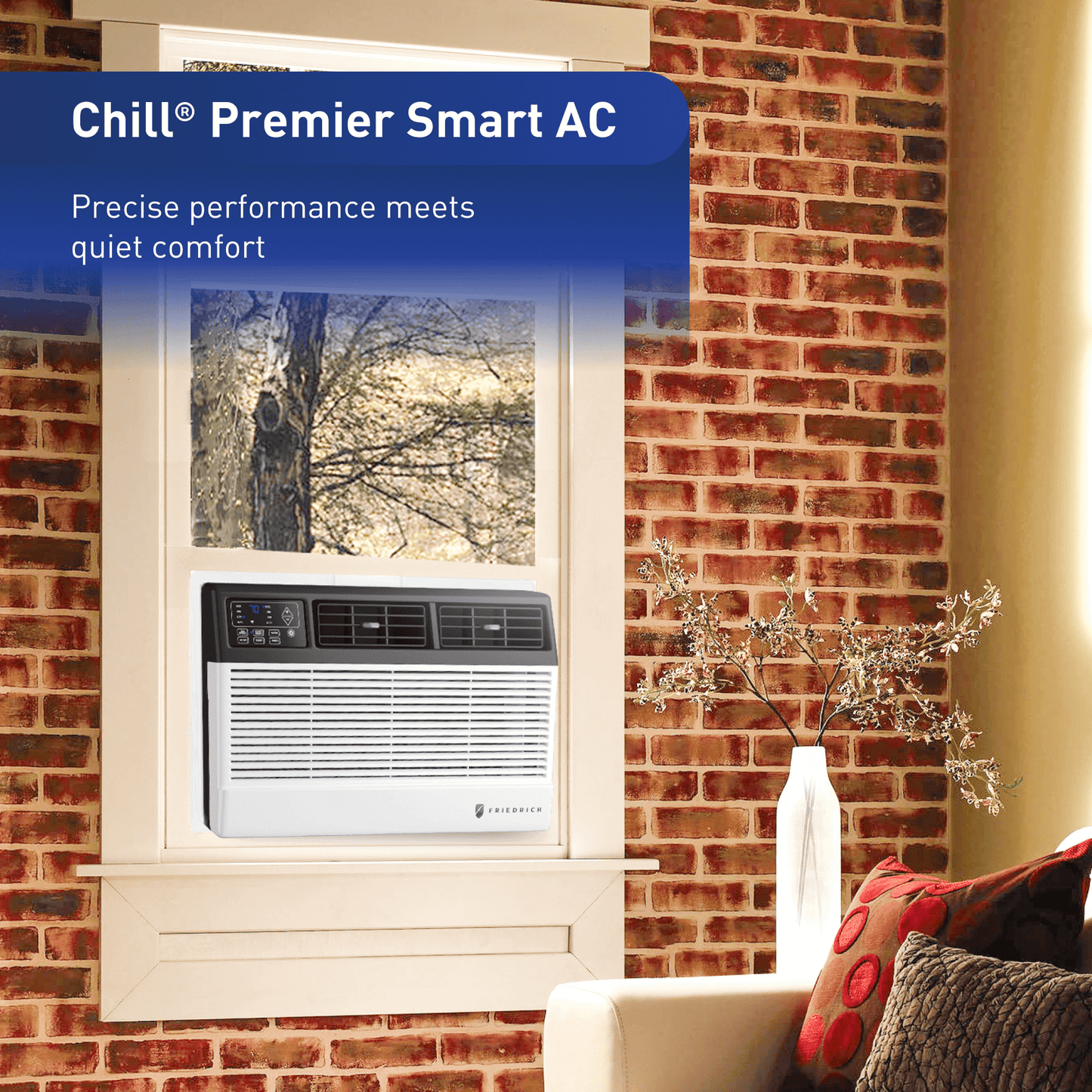 Friedrich CCF10B10C Friedrich Chill Premier 10,000 Btu 115V Smart Window Air Conditioner - Cool Only