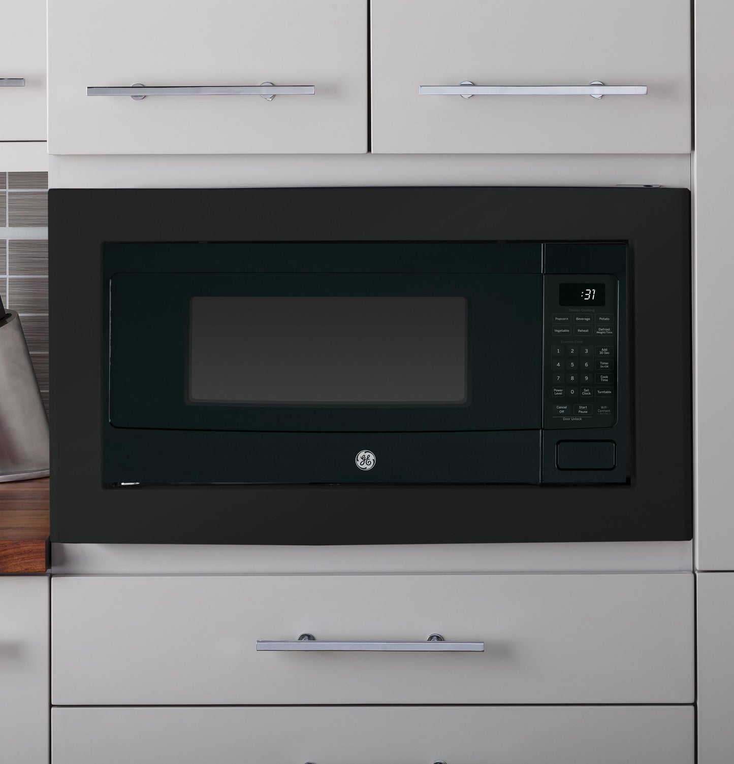 Ge Appliances PCHK11S1WBB Ge Profile&#8482; 1.1 Cu. Ft. Countertop Microwave Oven