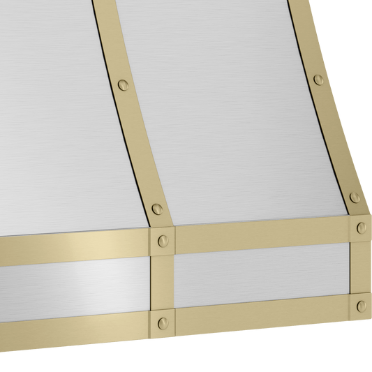 Zephyr BKFT48ASG Forte Hood Banding Kit, 48In, Satin Gold