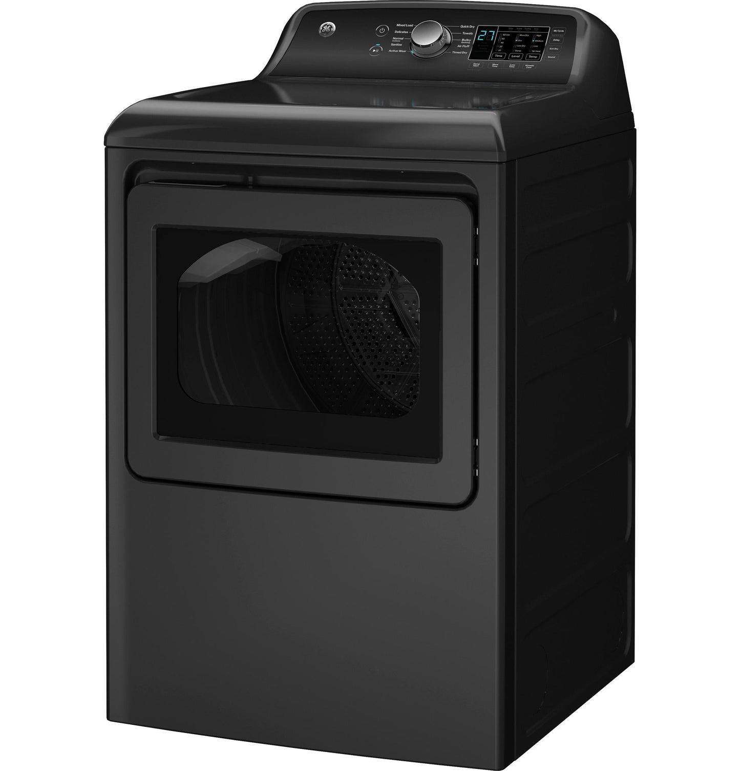 Ge Appliances GTD58EBPVDG Ge® 7.4 Cu. Ft. Capacity Electric Dryer With Up To 120 Ft. Venting And Sensor Dry