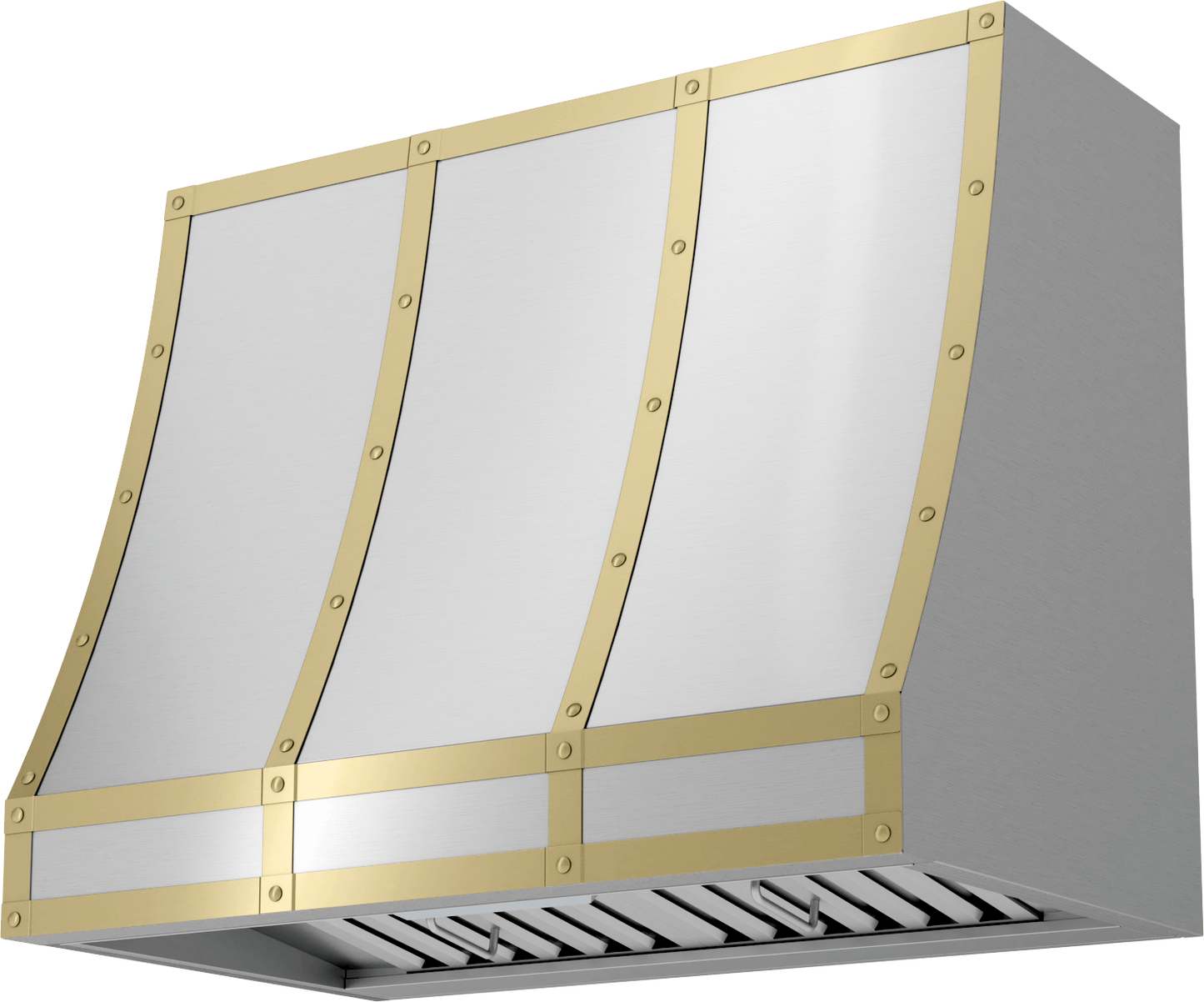 Zephyr BKFT36ASG Forte Hood Banding Kit, 36In, Satin Gold