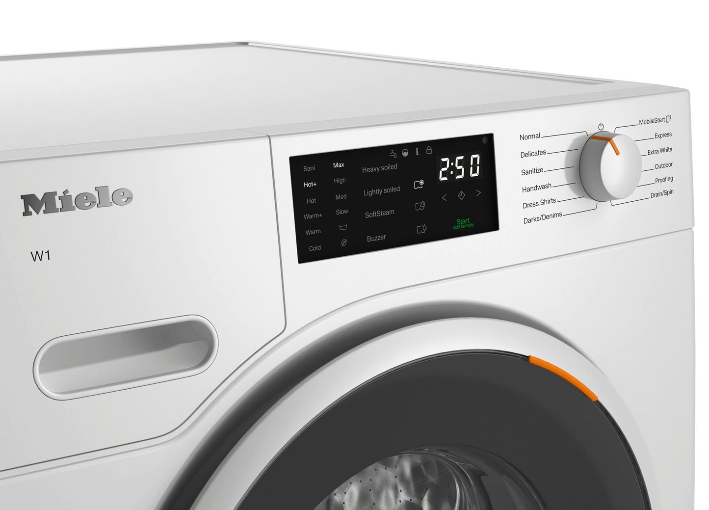 Miele WWD160WCS Wwd160 Wcs Lotus White - W1 Front-Loading Washing Machine: 8 Kg 1600 Rpm Pre-Ironing Miele@Home Capdosing Honeycomb Drum
