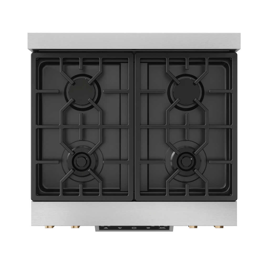 Thor Kitchen RSG30LPBRZ 30 Inch Professional Lp Range With Tilt Panel Touch Control In Stainless Steel/Bronze Gordon Ramsay Series - Rsg30Lp-Brz