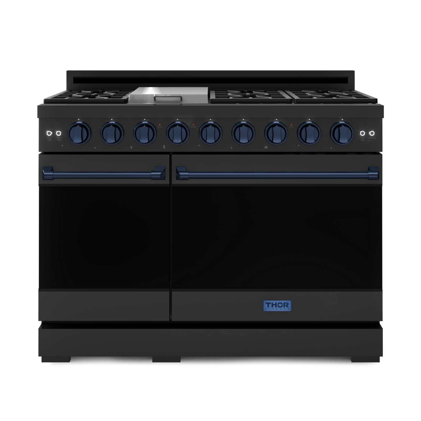 Thor Kitchen RSG48EBLPBLU 48 Inch Professional Lp Range With Pro-Style Knobs In Black/Blue Gordon Ramsay Series - Rsg48Eblp-Blu
