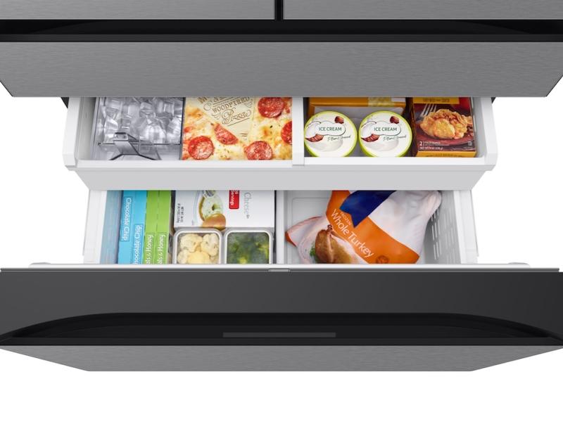 Samsung RF70F29DER Bespoke 29 Cu. Ft. 4-Door French Door Refrigerator With Inner Beverage Center&#8482; & Flexzone&#8482; Drawer In Stainless Steel