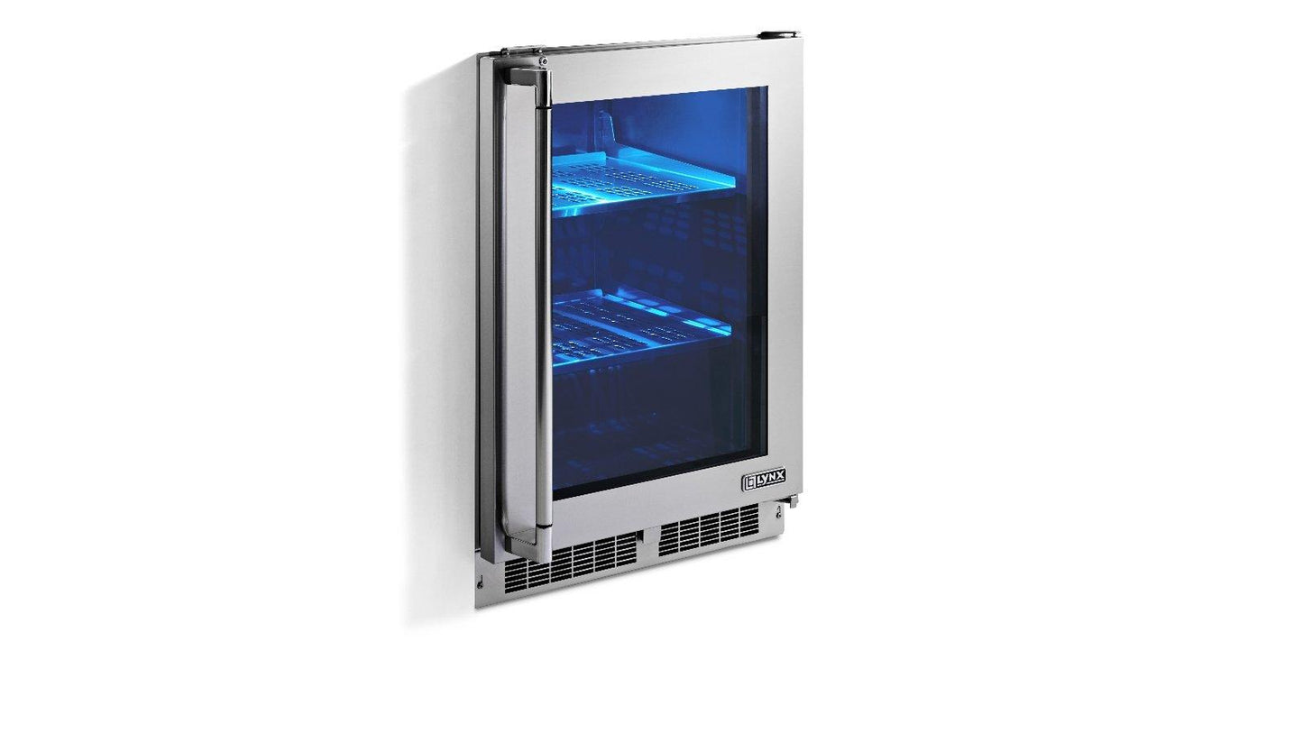 Lynx LN24REFG 24" Outdoor Refrigerator With Glass Door (Ln24Refg)