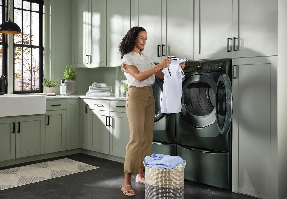 Electrolux ELFE7738AA Electrolux Front Load Perfect Steam&#8482; Electric Dryer With Balanced Dry&#8482; And Instant Refresh - 8.0 Cu. Ft.