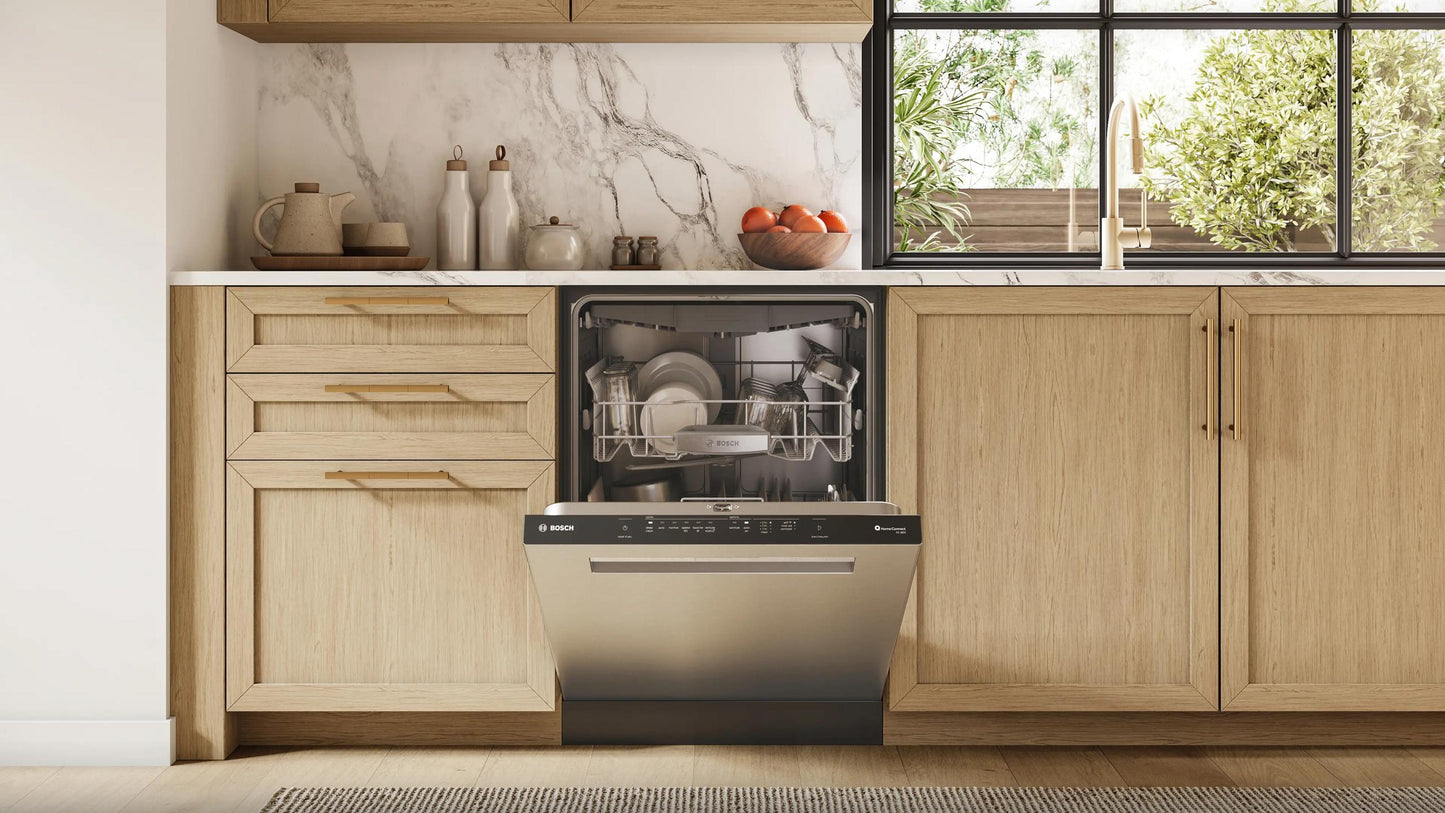 Bosch SHP65DM5N 500 Series, Built-Under Dishwasher, 24'', Brushed Steel Anti-Fingerprint