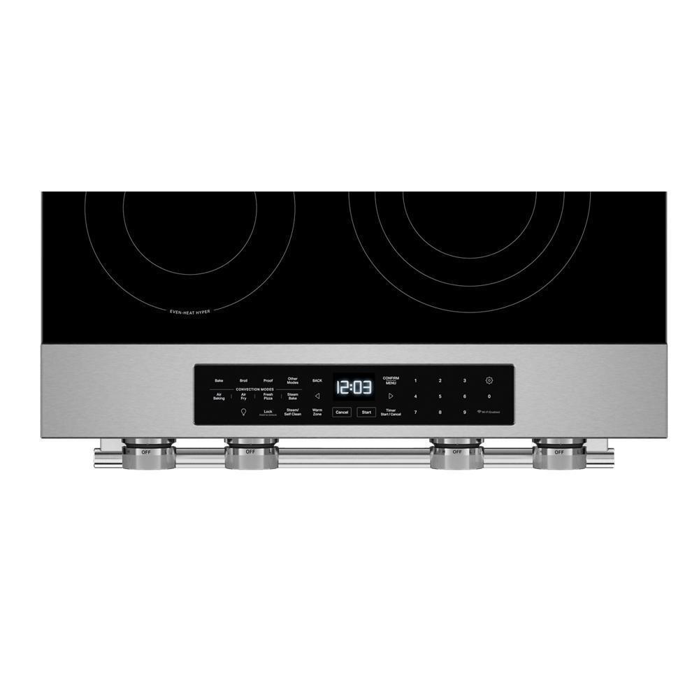 Kitchenaid KSES530SPS 5.3 Cu. Ft. Smart Slide-In Electric Range With Two Even-Heat&#8482; Hyper Elements And Convection Cooking Modes