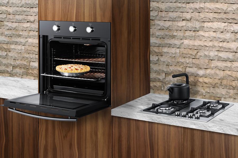 Summit SGW242BKLP 24" Wide Lp Gas Wall Oven