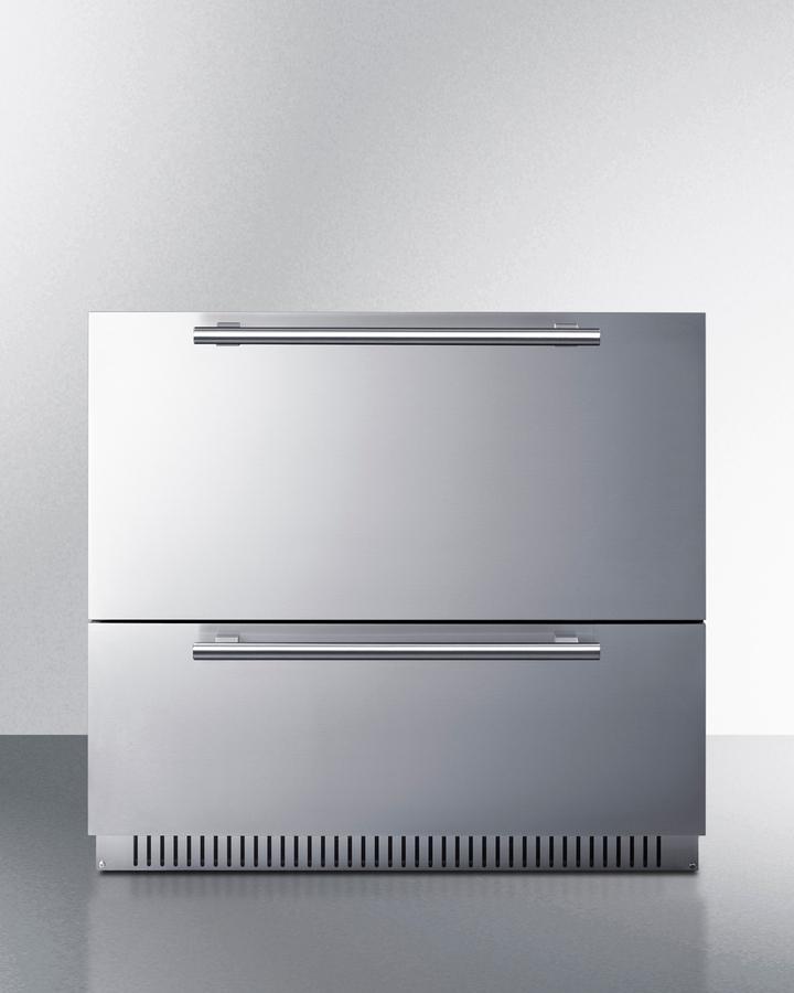 Summit SPR36DROS 36" Wide Outdoor 2-Drawer All-Refrigerator