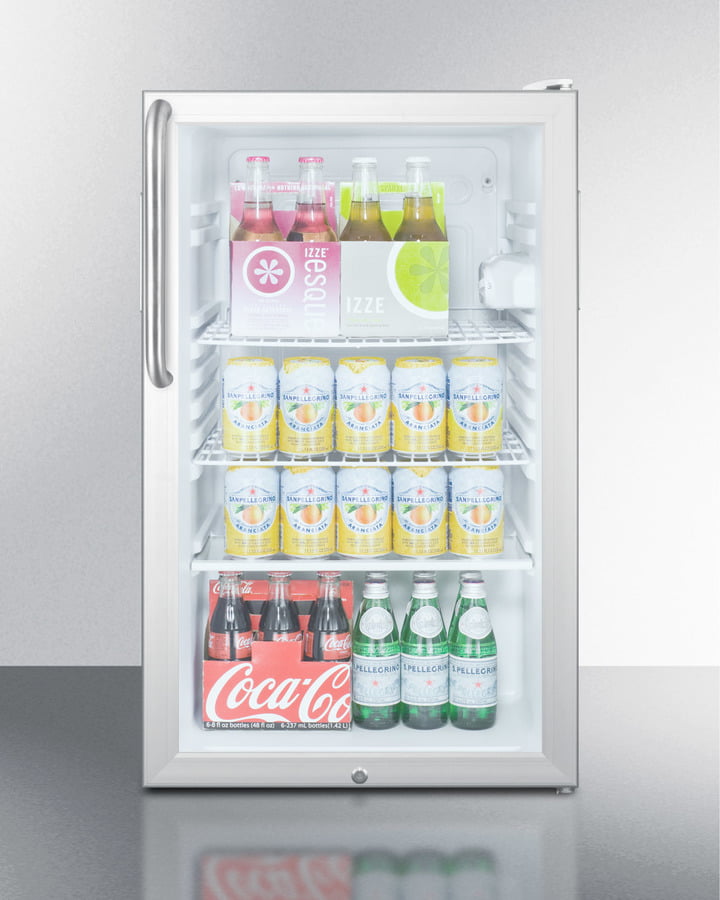 Summit SCR450LBI7TB 20" Wide Built-In All-Refrigerator