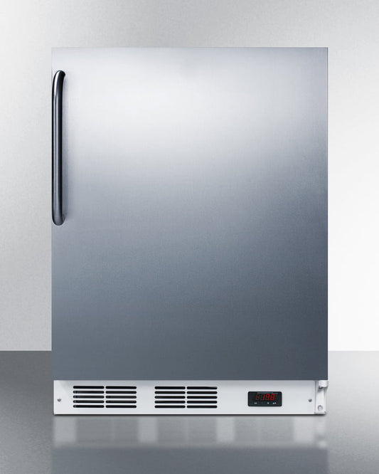 Summit VT65MSSTBADA Ada Compliant Freestanding Medical All-Freezer Capable Of -25 C Operation, With Stainless Steel Door And Towel Bar Handle