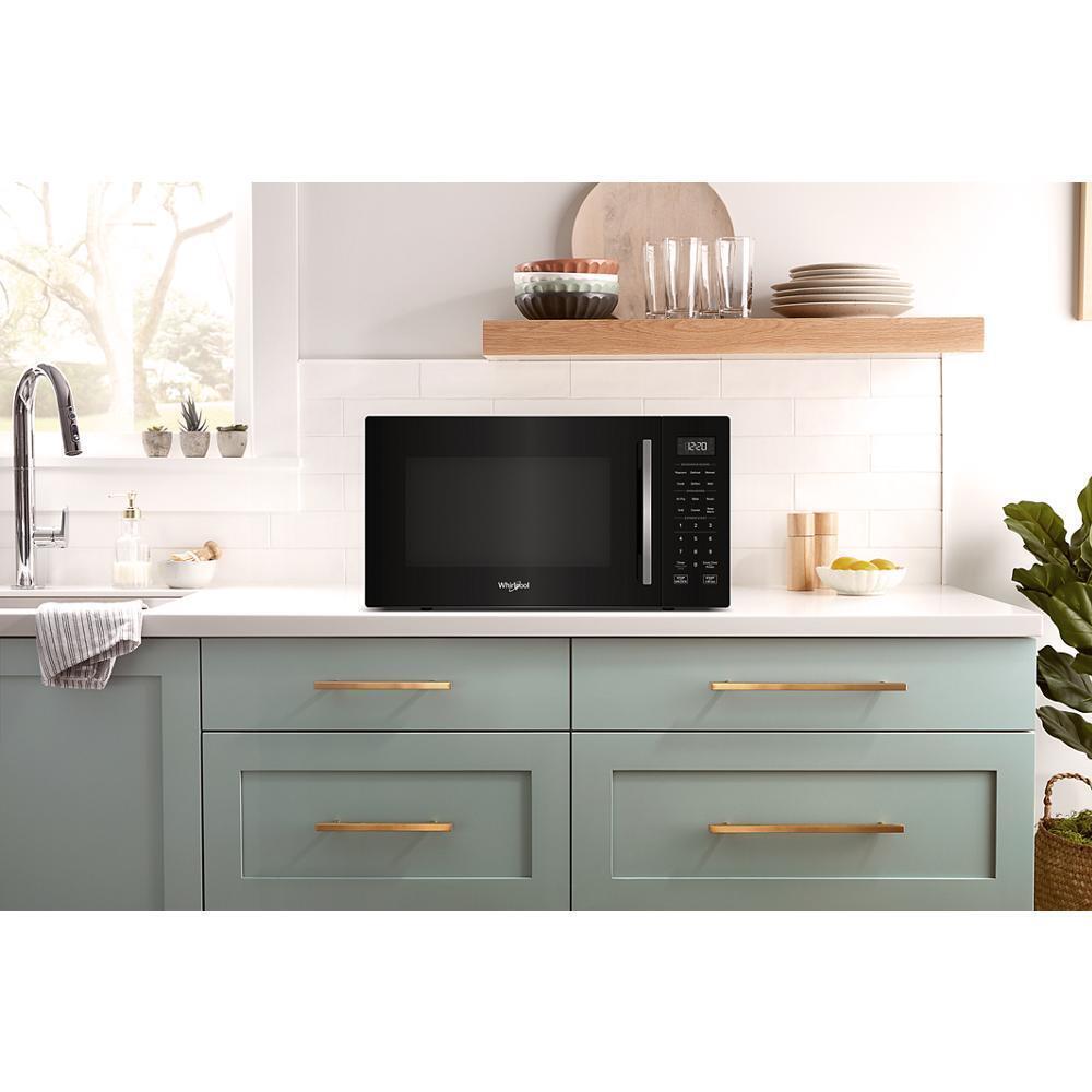 Whirlpool WMCS5522RB 1.0 Cu. Ft. Black All-In-One Multifunctional Countertop Microwave With Air Fry - 900 Watt