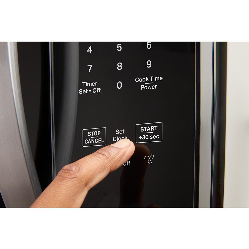 Whirlpool WMMS3130RZ 30 W 1.7 Cu. Ft Over The Range Microwave With 1000-Watts Cooking Power
