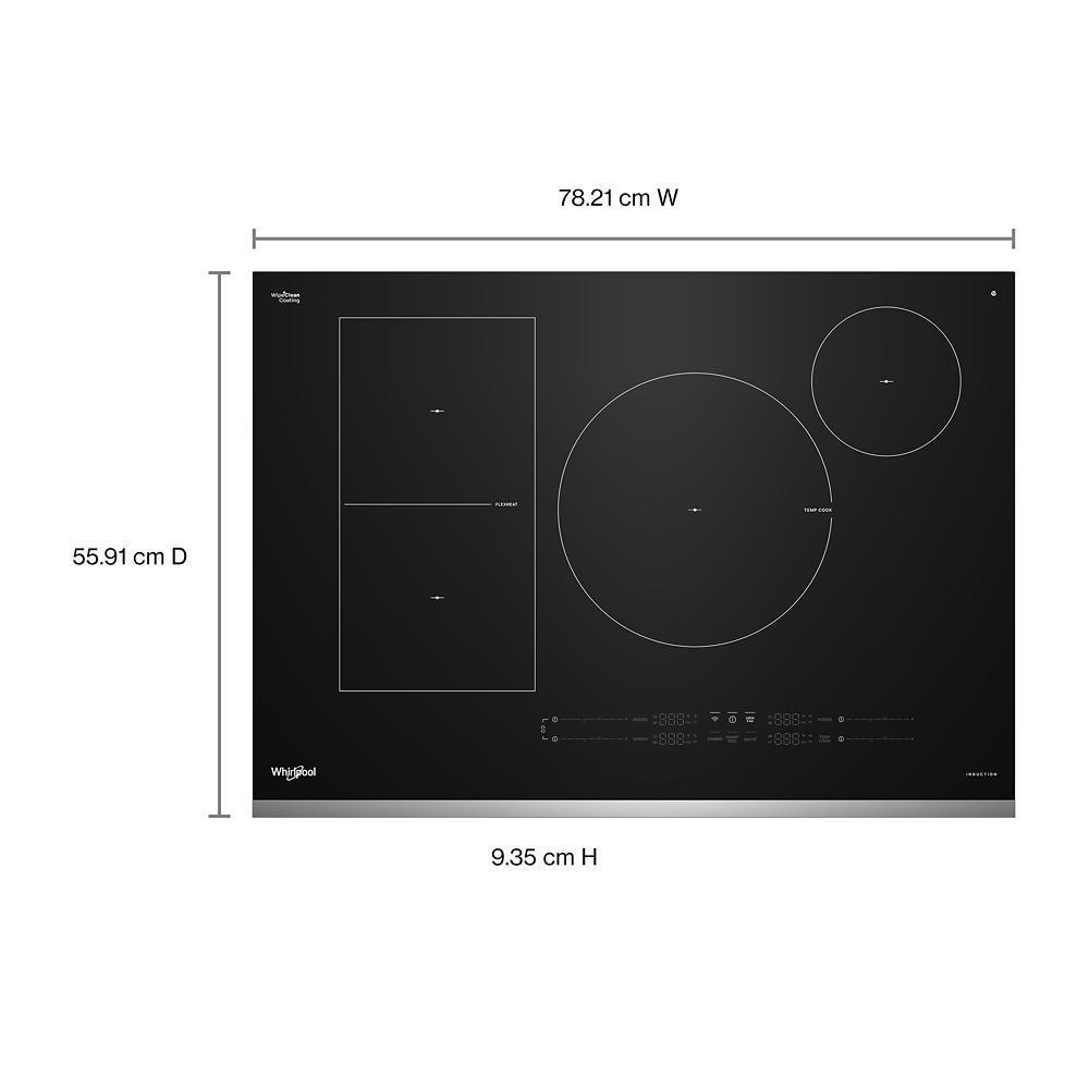 Whirlpool WCIT7530SS 30" Intelligent Induction Cooktop With Temp Cook&#8482; Technology And Wipeclean&#8482; Coating