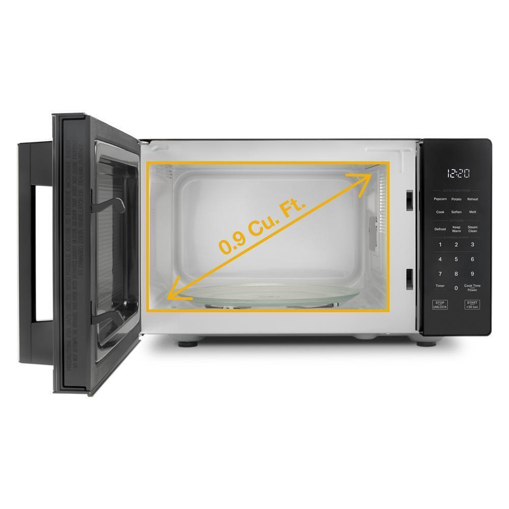 Whirlpool WMCS3019RS 0.9 Cu. Ft. Stainless Steel Countertop Microwave With Steam Clean - 900 Watt