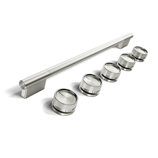 Kitchenaid W11773966 Stainless Steel Handle And Knob Hardware Accessory Kit For Kitchenaid® Slide-In Convectionrange