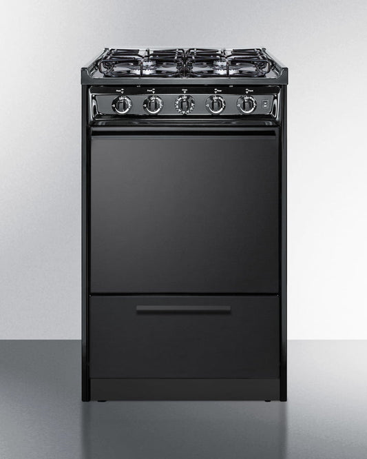 Summit TTM1107CRS 20" Wide Gas Range