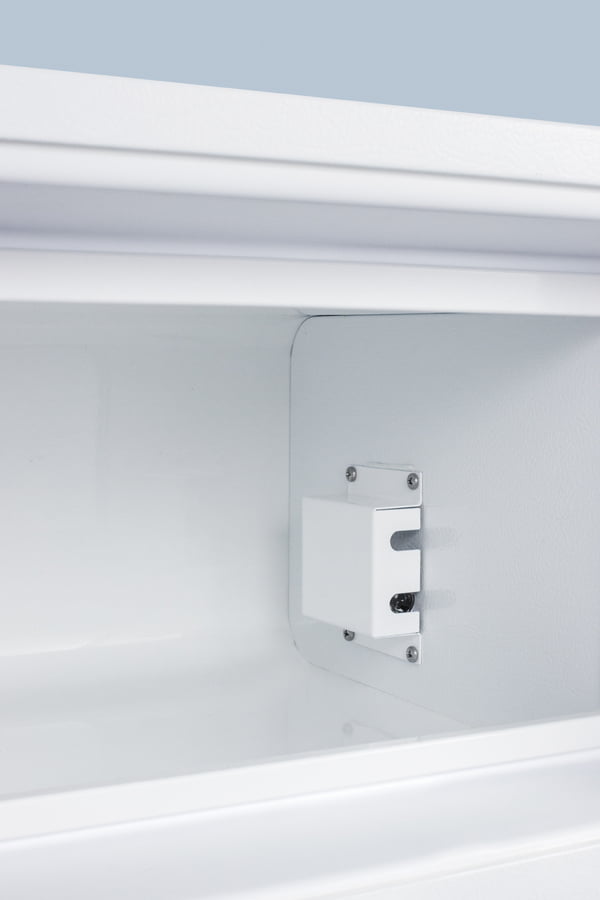 Summit CP351WLLF2PLUS2ADA Ada Height Two-Door Cycle Defrost Refrigerator-Freezer With Combination Lock And Nist Calibrated Thermometers
