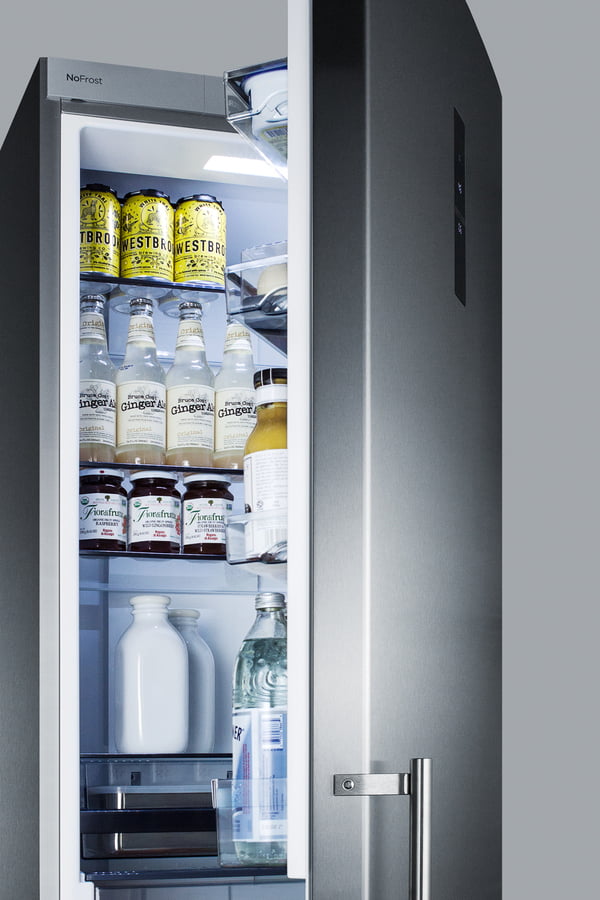 Summit FFBF181ES 24" Wide Bottom Freezer Refrigerator
