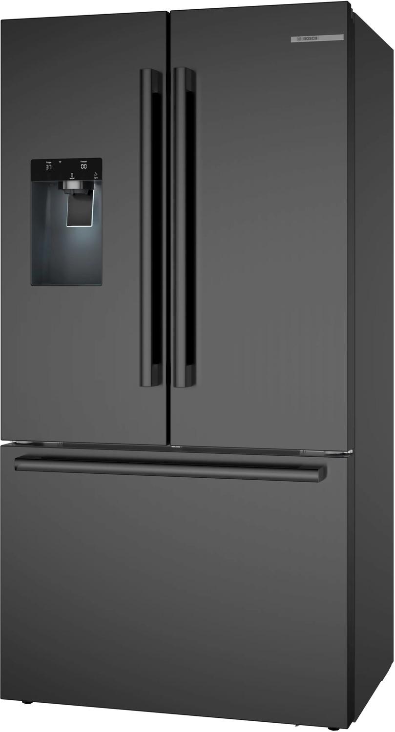 Bosch B36CD52SNB 500 Series French Door Bottom Mount Refrigerator 36" Black Stainless Steel, Total No Frost