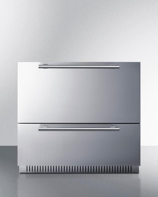 Summit SPR36332D 36" Wide 2-Drawer All-Refrigerator