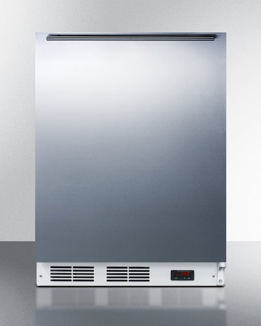 Summit VT65MSSHHADA Ada Compliant Freestanding Medical All-Freezer Capable Of -25 C Operation, With Wrapped Stainless Steel Door And Horizontal Handle