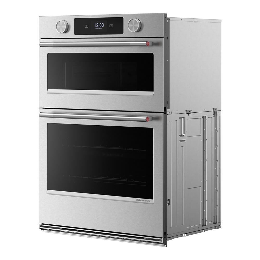 Kitchenaid KOEC730SWH Smart Combo Wall Oven With Assisted Cook Cycles