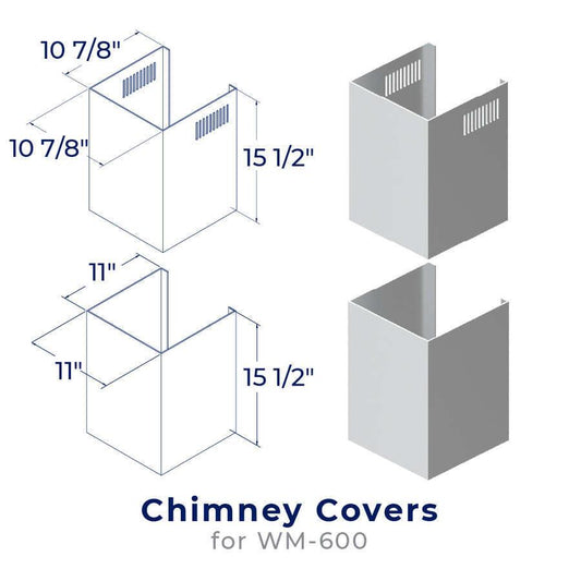 Hauslane CHK004 Chimney Cover Kit - Chk004 (Wm-600) Range Hood Accessories