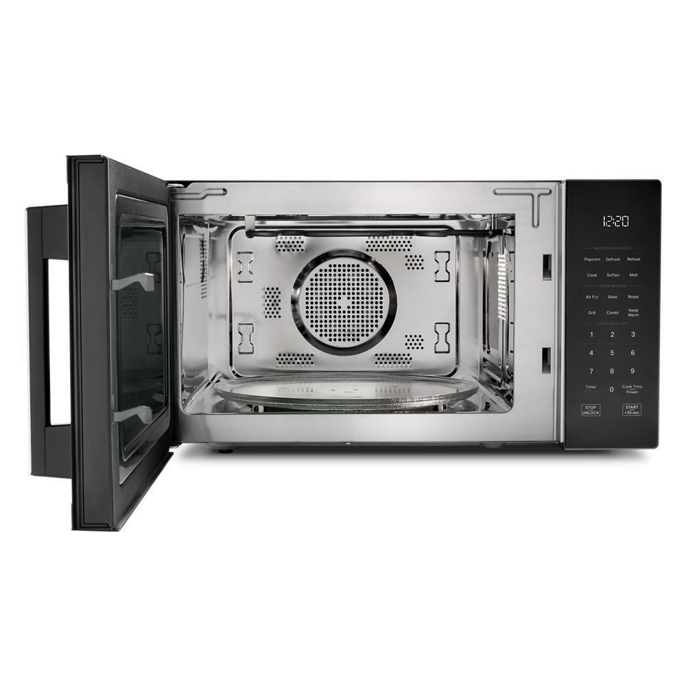 Whirlpool WMCS5522RB 1.0 Cu. Ft. Black All-In-One Multifunctional Countertop Microwave With Air Fry - 900 Watt