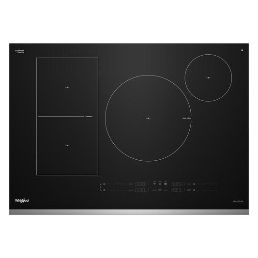 Whirlpool WCIT7530SS 30" Intelligent Induction Cooktop With Temp Cook&#8482; Technology And Wipeclean&#8482; Coating