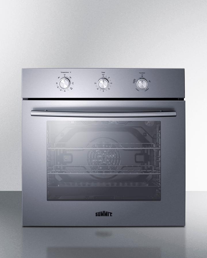 Summit SGW244SSLP 24" Wide Lp Gas Wall Oven