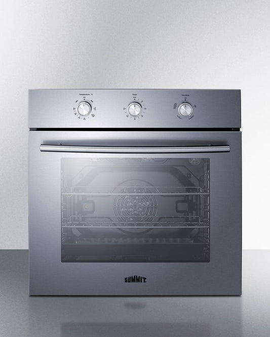 Summit SGW244SSLP 24" Wide Lp Gas Wall Oven