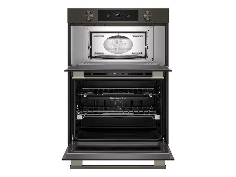 Kitchenaid KOEC730SBE Smart Combo Wall Oven With Assisted Cook Cycles