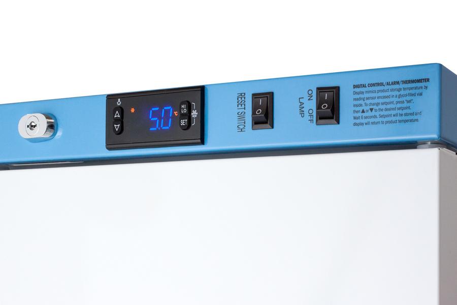 Summit ARS8PVAFZ1PVSTACK 24" Wide Performance Series All-Refrigerator/All-Freezer Combination