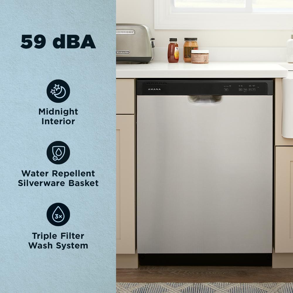 Amana ADFS2524RS Amana® Dishwasher With Midnight Interior