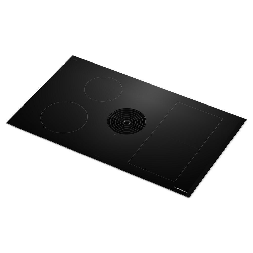 Kitchenaid KCID936SBL 36-Inch Nextgen Induction Downdraft Cooktop With Bridge Xl Even-Heat&#8482; Zone