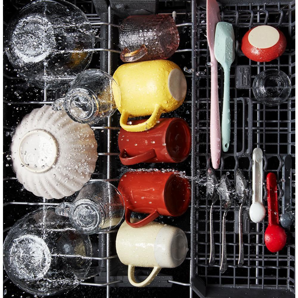 Kitchenaid KDTE304RBS Third Level Jet Rack Dishwasher With 40+ Total Wash Jets, 41 Dba