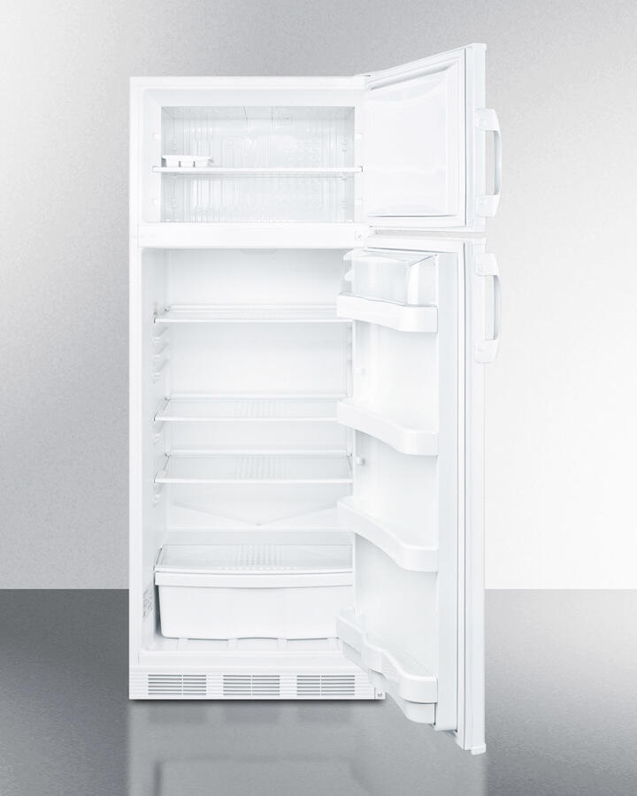 Summit CP133 Two-Door Refrigerator-Freezer With Cycle Defrost And Slim 24" Width