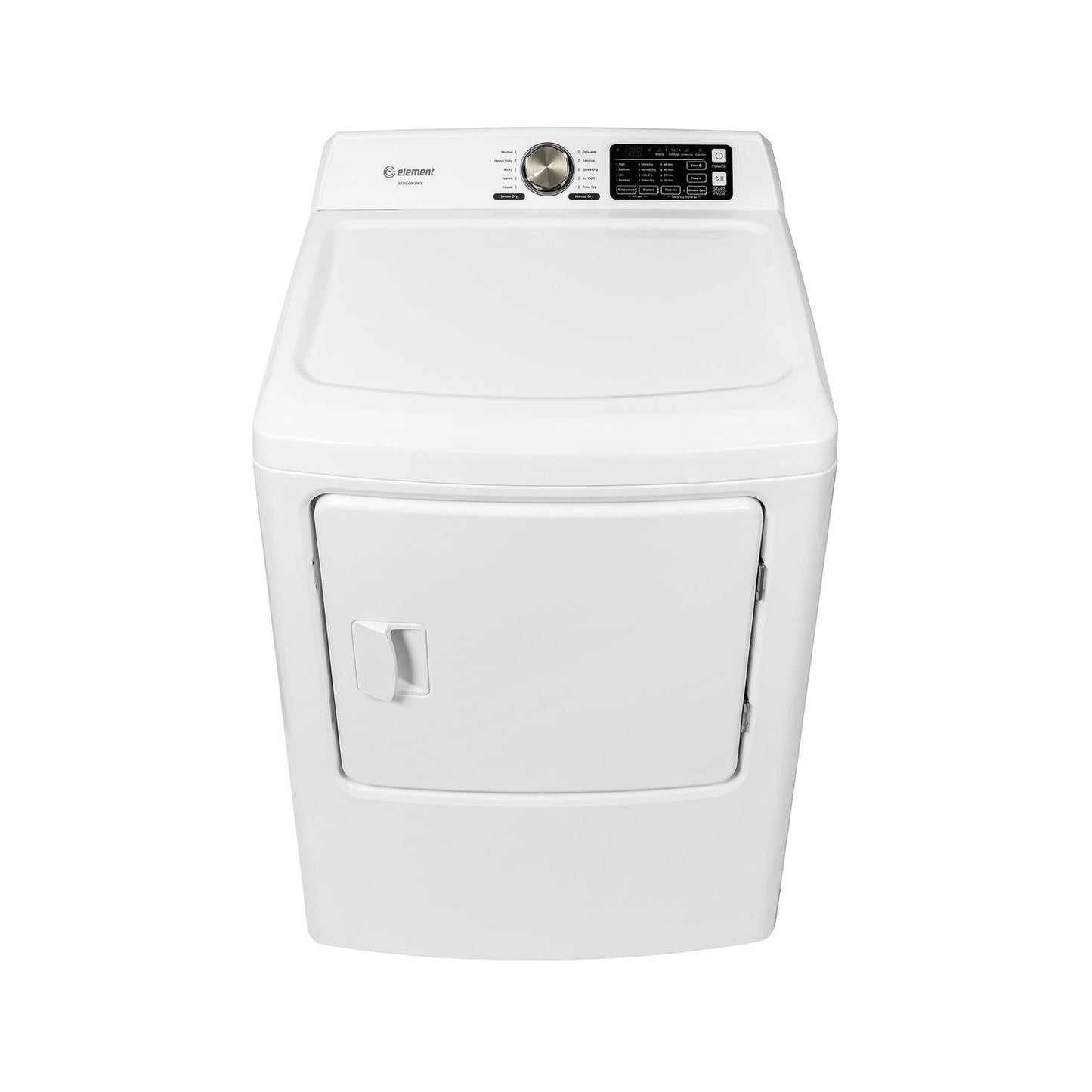 Element Appliance ETD7027GCW Element Electronics 7.0 Cu. Ft. Front Load Gas Dryer - White (Etd7027Gcw)