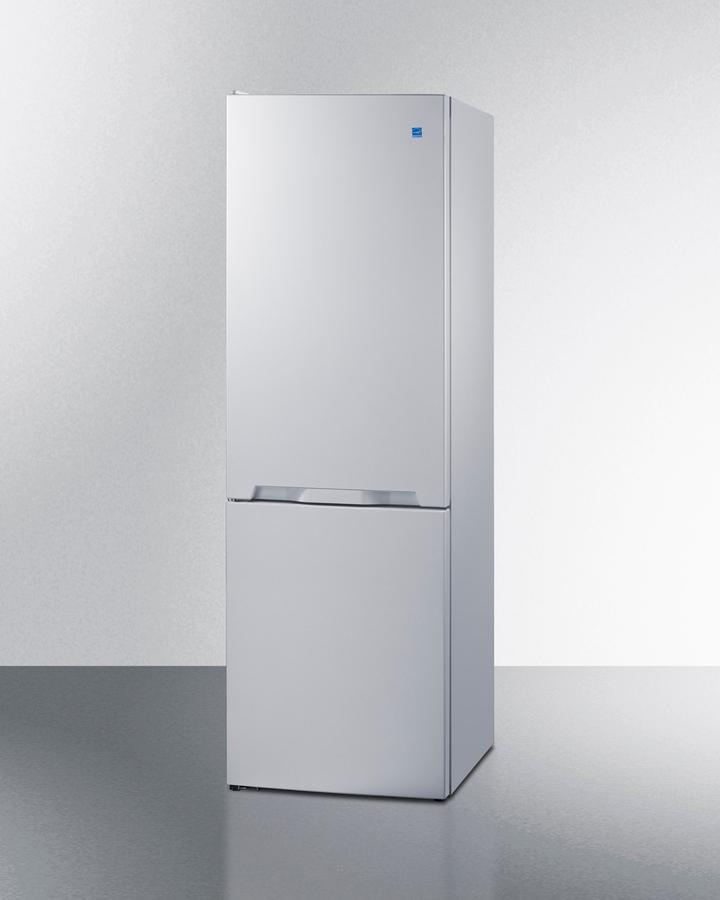 Summit FFBF121WLHD 24" Wide Wide Bottom Mount Refrigerator-Freezer