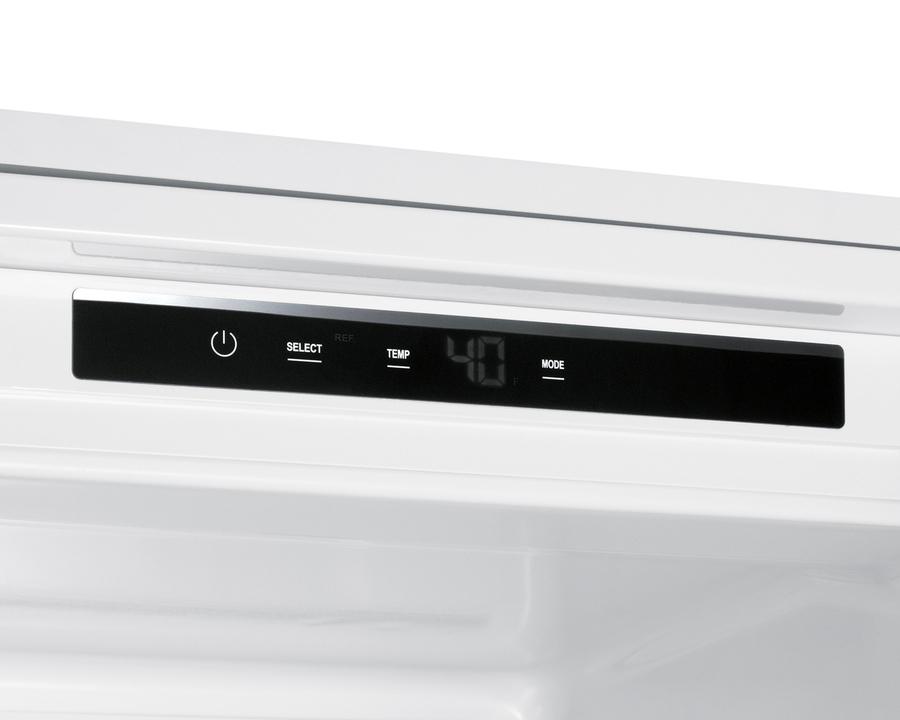 Summit FFBF11NT 24" Wide Fully Integrated Bottom Mount Refrigerator-Freezer (Panel Not Included)