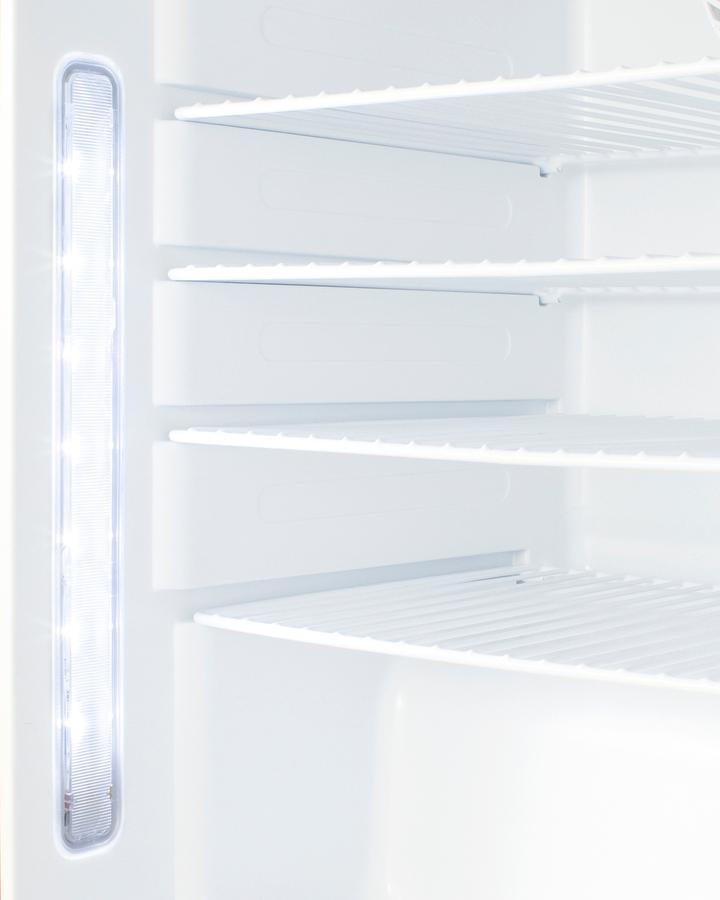 Summit ADA404REFSSHVLHD 20" Wide Built-In Healthcare All-Refrigerator, Ada Compliant