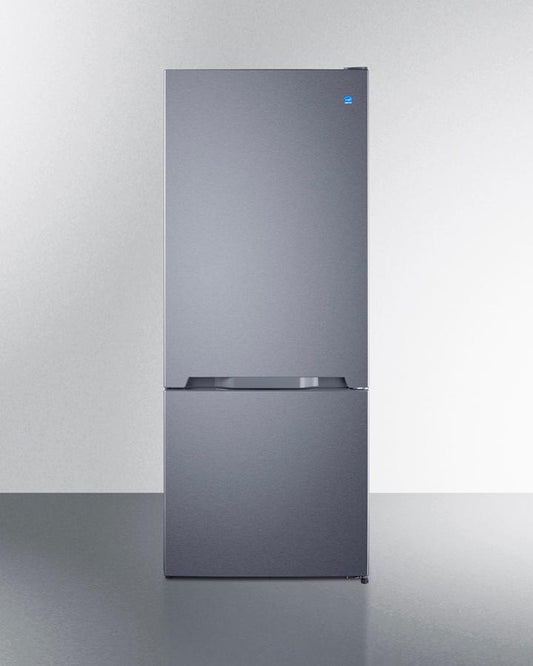 Summit FFBF154SS 28" Wide Bottom Mount Refrigerator-Freezer
