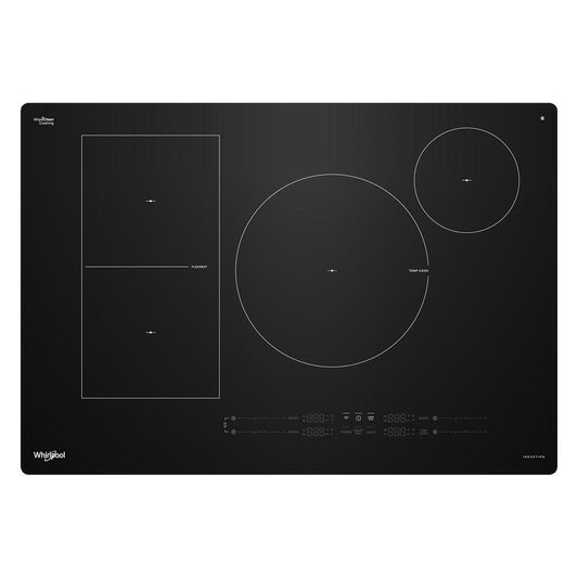 Whirlpool WCIT7530SB 30" Intelligent Induction Cooktop With Temp Cook&#8482; Technology And Wipeclean&#8482; Coating